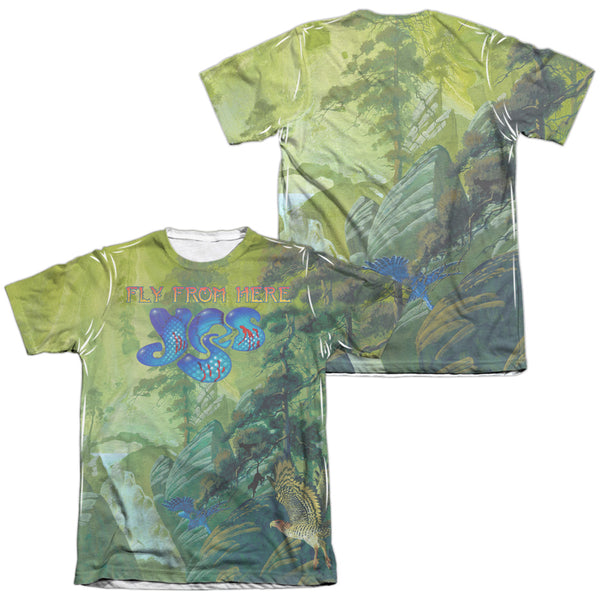 Yes - Fly From Here (Front - Back Print) Adult Regular Fit Short Sleeve 65 - 35 Poly - Cotton