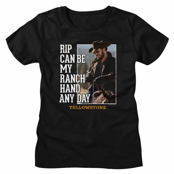 YELLOWSTONE-YELLOWSTONE RIP CAN BE MY-BLACK LADIES S/S TSHIRT